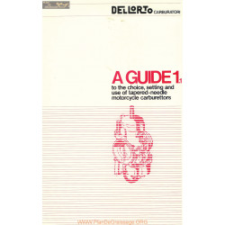 Dellorto Carburettor Guide 11 Motorcycle