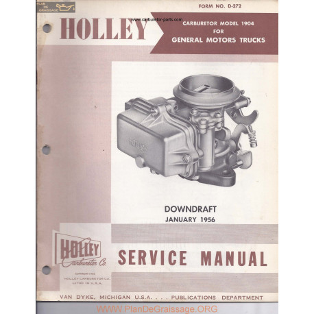 Holley 1904 Manual 1956