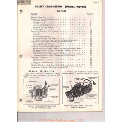 Holley 4150eg Carburetor Manual