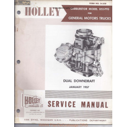 Holley 852 Ffg Gmc Manual