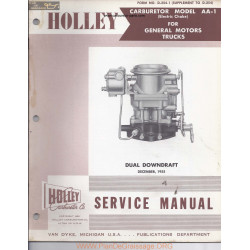 Holley Aa 1 Dual Downdraft 1955