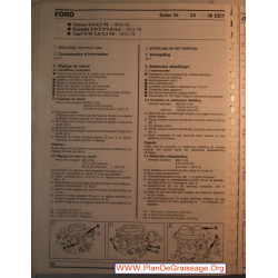 Solex 32 35 38 Eeit Ford Taunus Granada Capri 2000 2600 2800 V6 Carburator