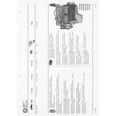 Bmw Moteur De Rechange Org 1600 Gt