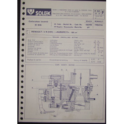 Solex 32 Dis Renault 5 R R1221 3647 F