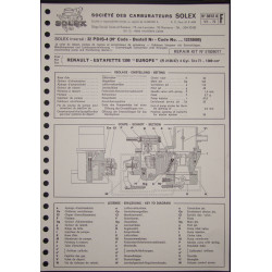 Solex 32 Pdis 4 Renault Estafette R2136 R2137 3612a F