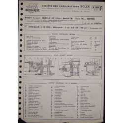 Solex 32 Seia Renault 5 R1220 3626 F Iii72