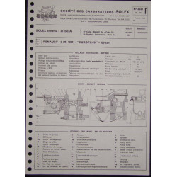 Solex 32 Seia Renault 5 R1221 3638 F