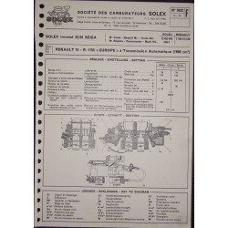Solex 32 Seiea Renault 16r1153 1600 3632 F