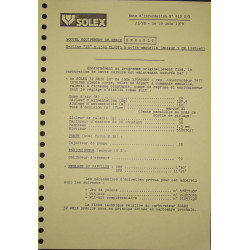 Solex 32 Seta Renault R1340 Tl Gtl R18 Nd510ds