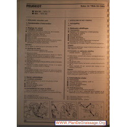 Solex 34 Tbia 35 Ceei 504 604 V6 Carburator