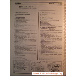 Solex 35 38 Eeit Ford Sierra Granada 2300 2800 V6 Carburator