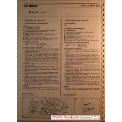 Solex 35 Bisa Citroen Visa Gt Carburator