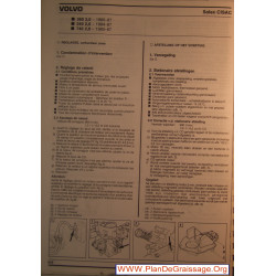 Solex Cisac Volvo 360 240 740 2000 1984 1987 Carburator