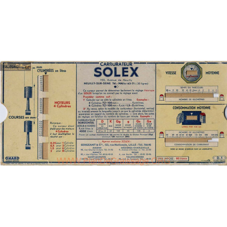 Solex Manuel Carburateur