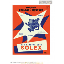 Solex Manuel Reglage N 16a