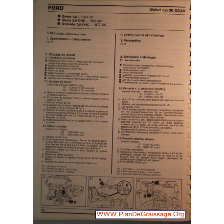 Weber 32 36 Dgav Ford Sierra Granada 1600 2000 Ohc Carburator