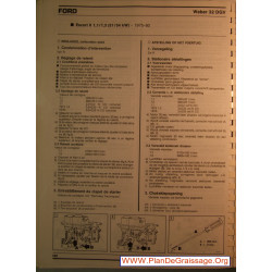 Weber 32 Dgv Escort Ii 1100 1300 Carburator