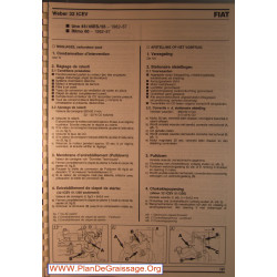 Weber 32 Icev Fiat Uno Ritmo 45es 55 60 Carburator