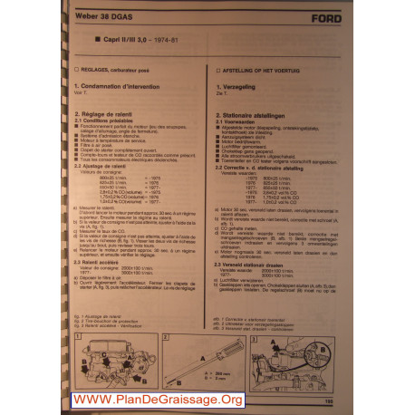 Weber 38 Dgas Ford Capri Ii Iii 3000 Carburator