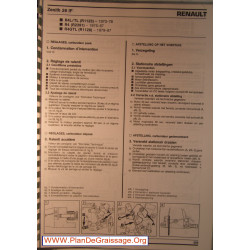 Zenith 28 If Renault R4 Tl Gtl R1123 R2391 R1128 Carburator