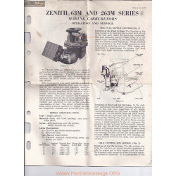 Zenith 63m 263m Marine 63m Manual