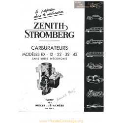 Zenith Stromberg Ex 12 22 32 42