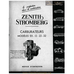 Zenith Stromberg Notice Entretien