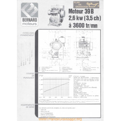 Bernard 39 B 3 5ch Techniques Moteur