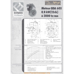 Bernard Bda 605 12ch Techniques Moteur