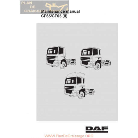 Daf Cf65 Maintenance Manual