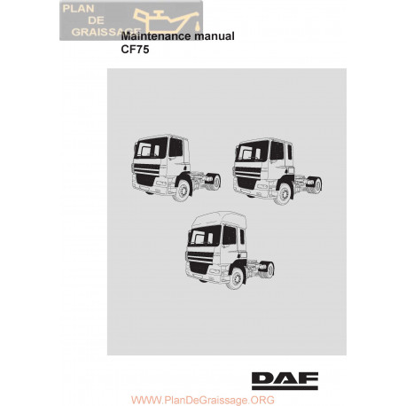 Daf Cf75 Maintenance Manual