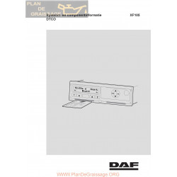 Daf Xf 105 System Dtco Tachograph