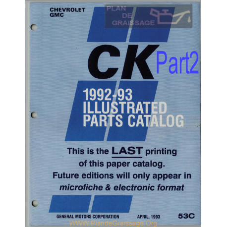 Gmc 53c Part 2 Illustration Catalog 1992 1993 Part2