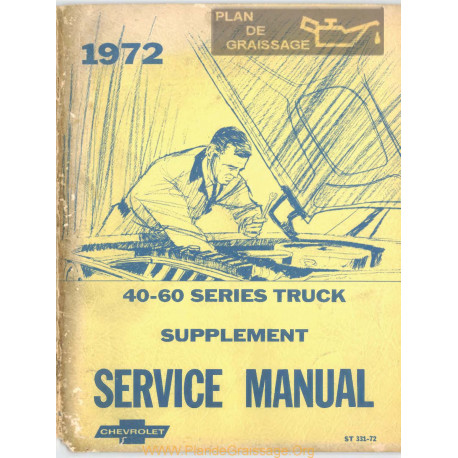 Gmc Chevrolet 40 60 Medium Duty Truck Sm Sup 1972