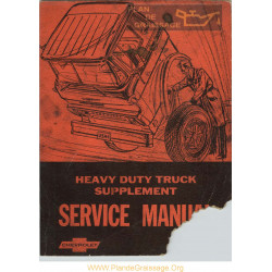 Gmc Chevrolet Heavy Truck 70 90 Service Manual Sup 1972