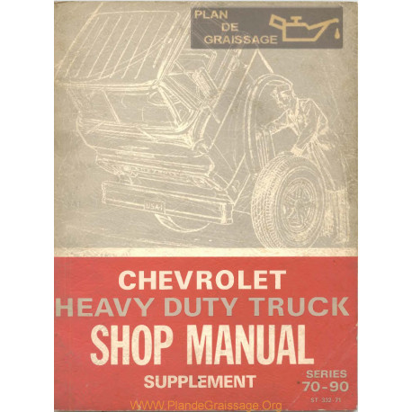 Gmc Chevrolet Heavy Truck 70 90 Shop Manual Sup 1971