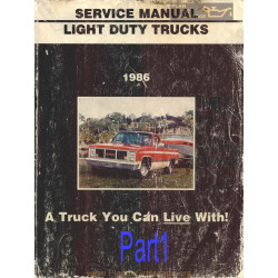 Gmc Light Duty Truck Ck G P 10 30 Sm 1986 Part1