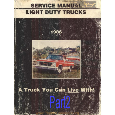 Gmc Light Duty Truck Ck G P 10 30 Sm 1986 Part2