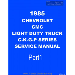 Gmc St 382 Chevrolet Ck 10 30 Only 1985 Part1