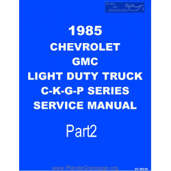 Gmc St 382 Chevrolet Ck 10 30 Only 1985 Part2