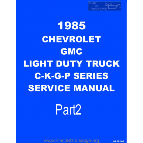 Gmc St 382 Chevrolet Ck 10 30 Only 1985 Part2