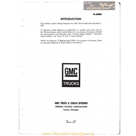 Gmc X6805 Wiring Diag After December 1 1967