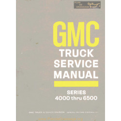Gmc X6933 Chassis 4000 To 6500 1969