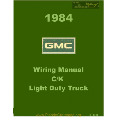 Gmc X8430 Ck Wiring 1984