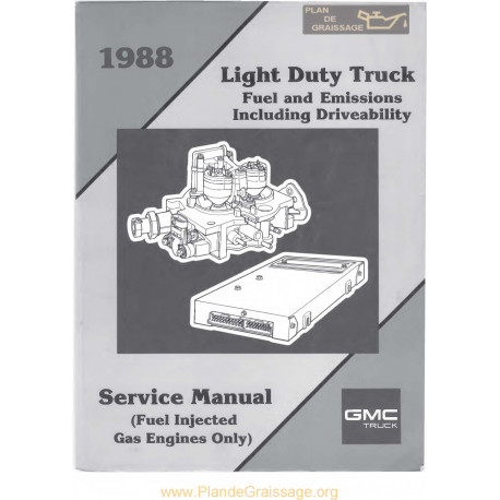 Gmc X8836 Fuel Driveability 1988