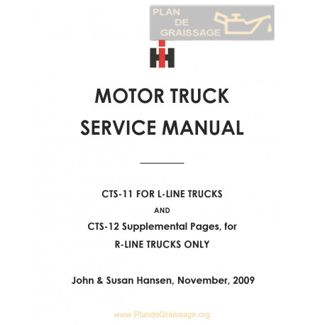International Cts 11 12 Line Service Manual