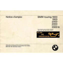 Bmw Touring 1600 2000 Notice D Emploi