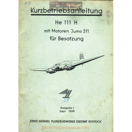 Heinkel He 111 H Motor Jumo 211