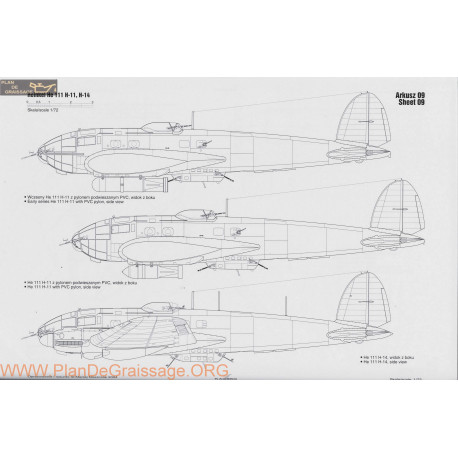 Heinkel He 111h11 Arkusz 01