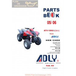 Adly 150 S Ii 226a 2005 2006 Parts List